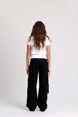Baggy Cargo Black Jeans