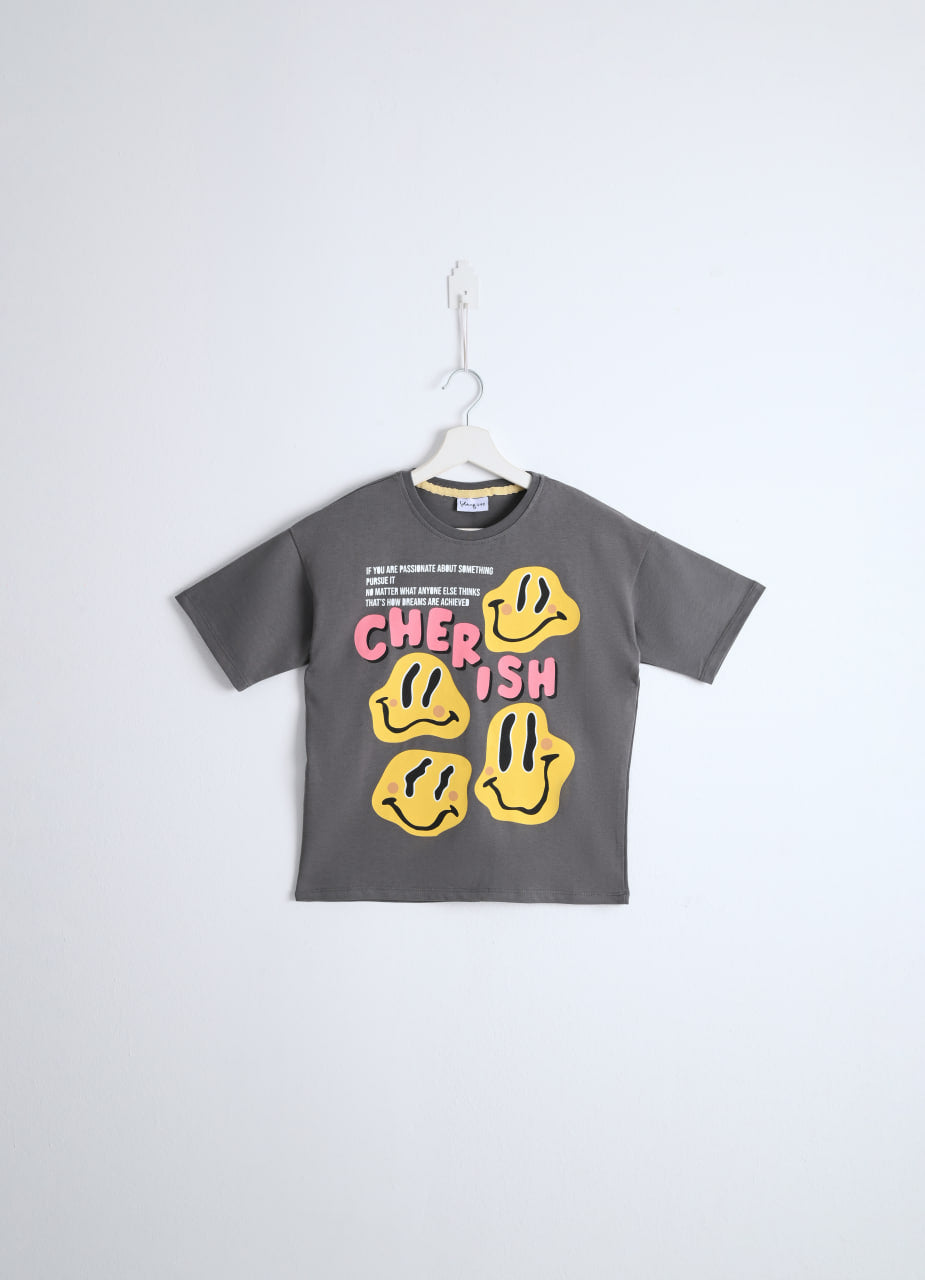 Cherish Smiley Faces T-shirt