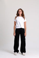 Baggy Cargo Black Jeans