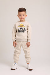 LUFFY Anime Beige PJ