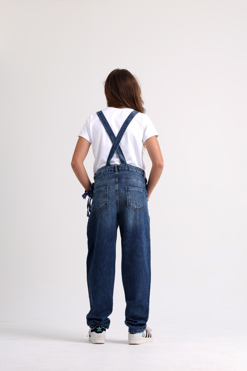 Denim Girls Salopette