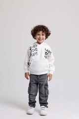 Last To GO  Offwhite Sweetshirt