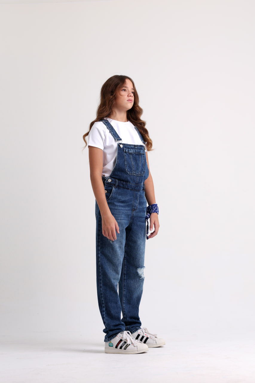Denim Girls Salopette