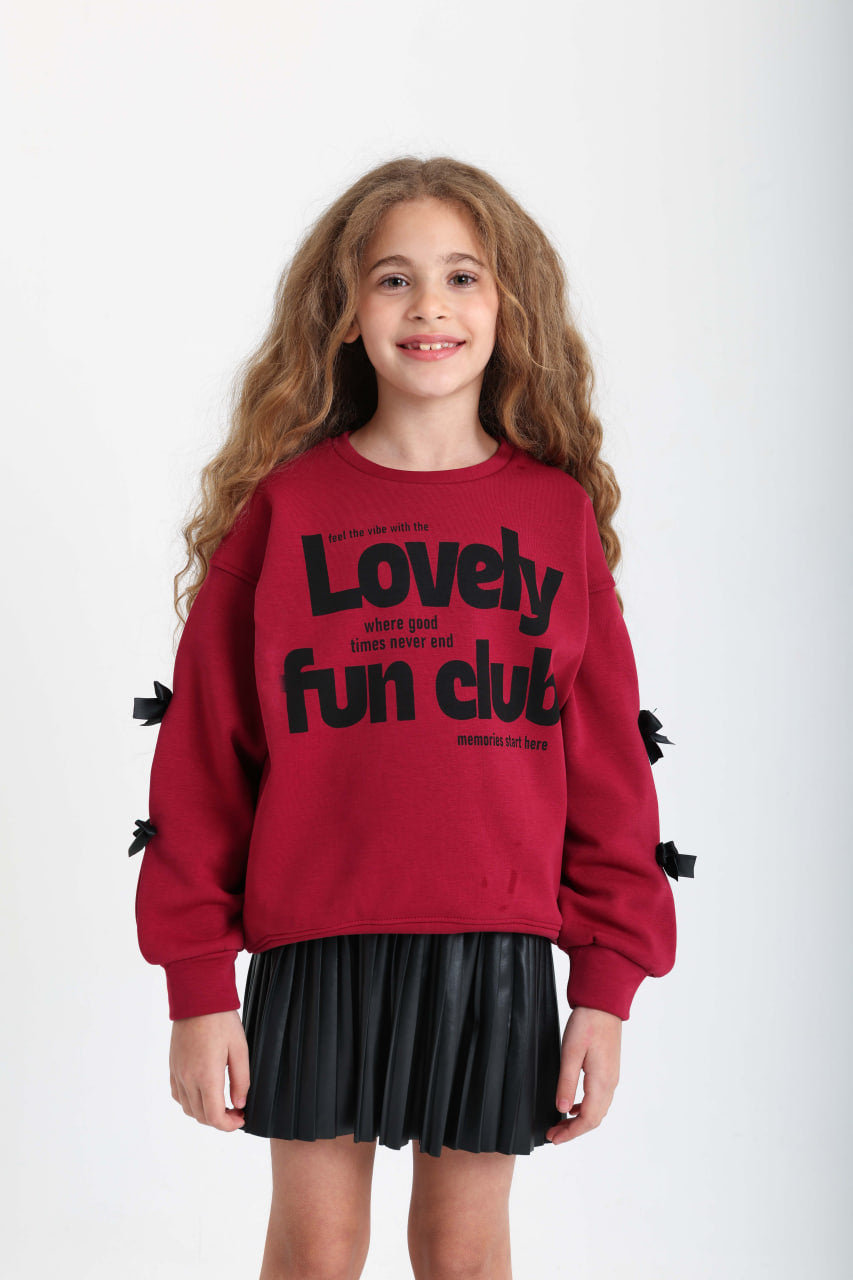 Lovely Fun Club Bow Sweatshirt