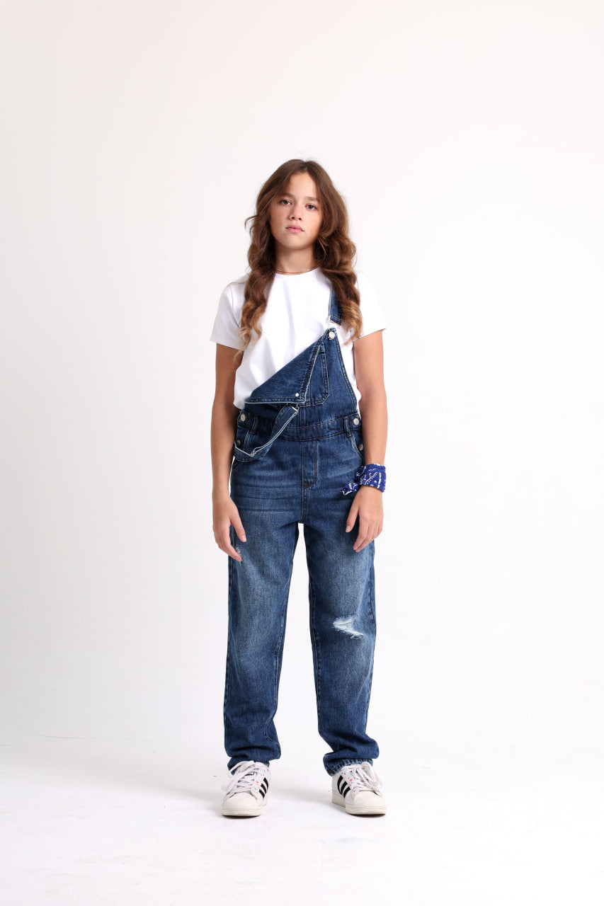 Denim Girls Salopette