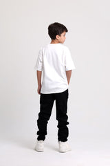 Cargo Gabardine Black Pants