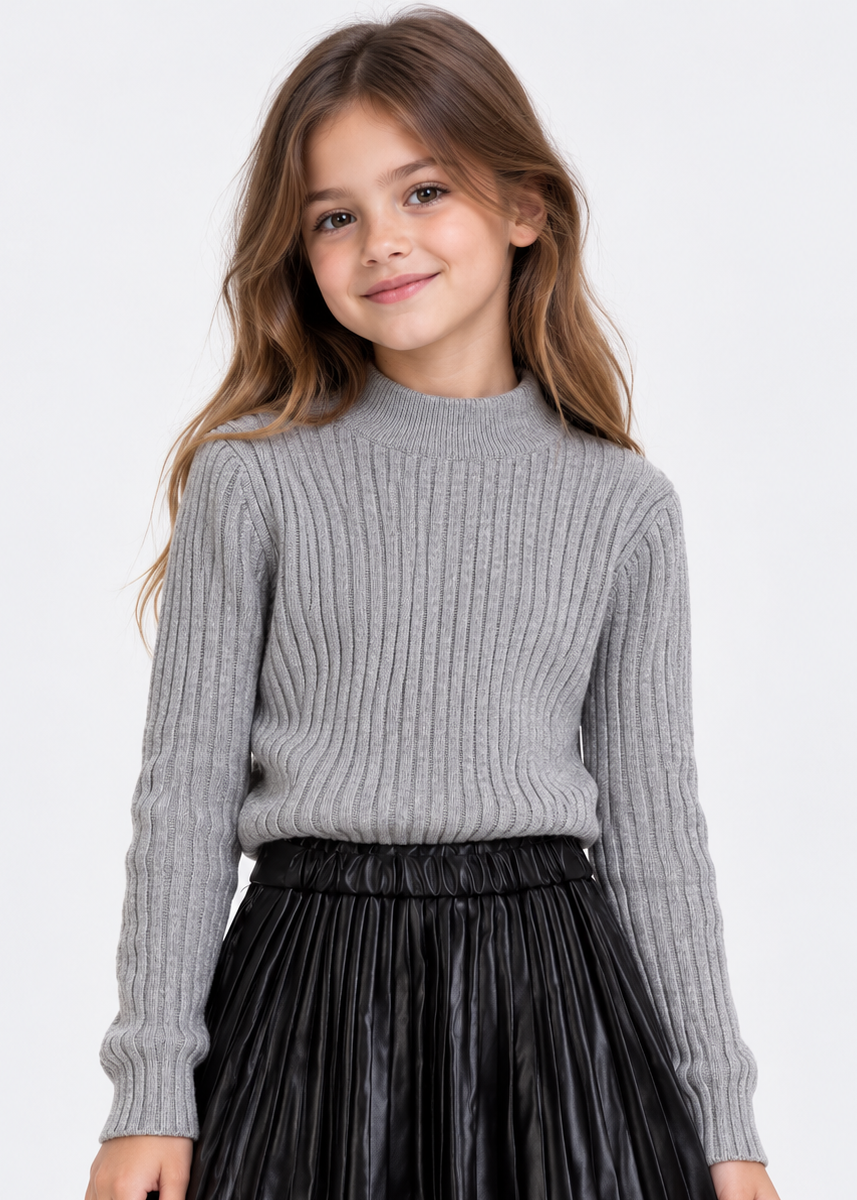 Knitting Winter Gray Top