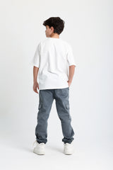 Classic Gray Gabardine Pants