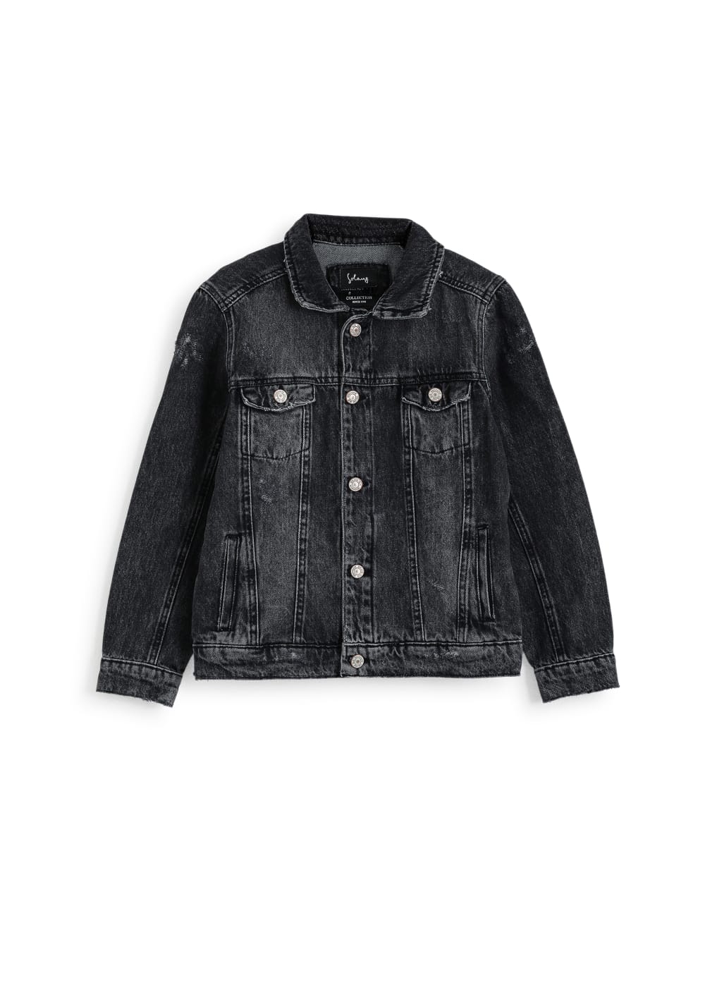 Classic Light Gray Denim Jacket