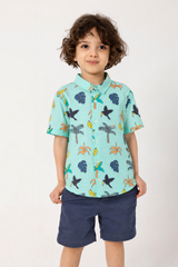 Leaves Print Shirt