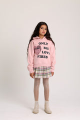 Pink Grayish Wool Skirt