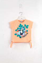 Tropical Parrot Crop T-shirt