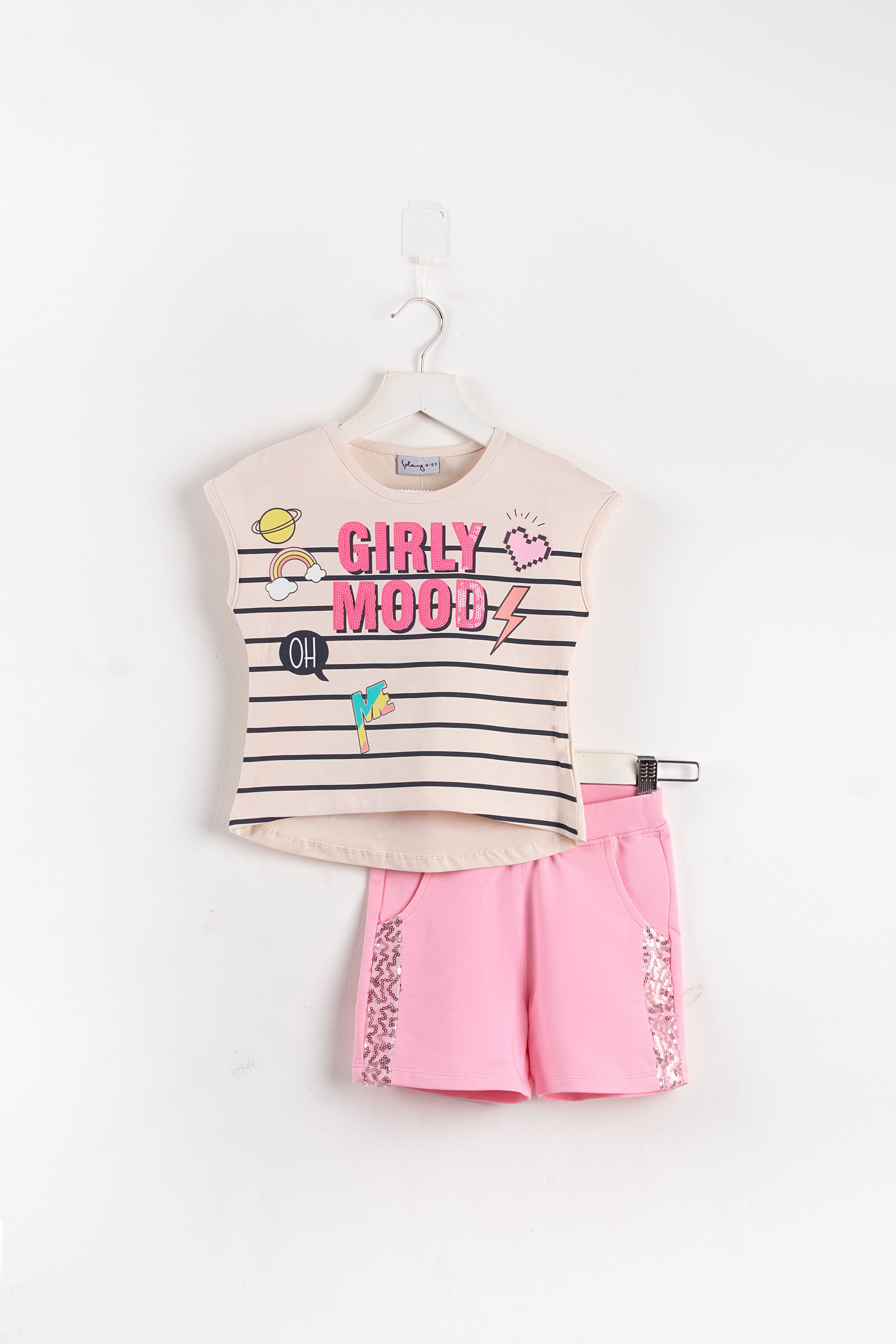 Girly Mood Striped Set