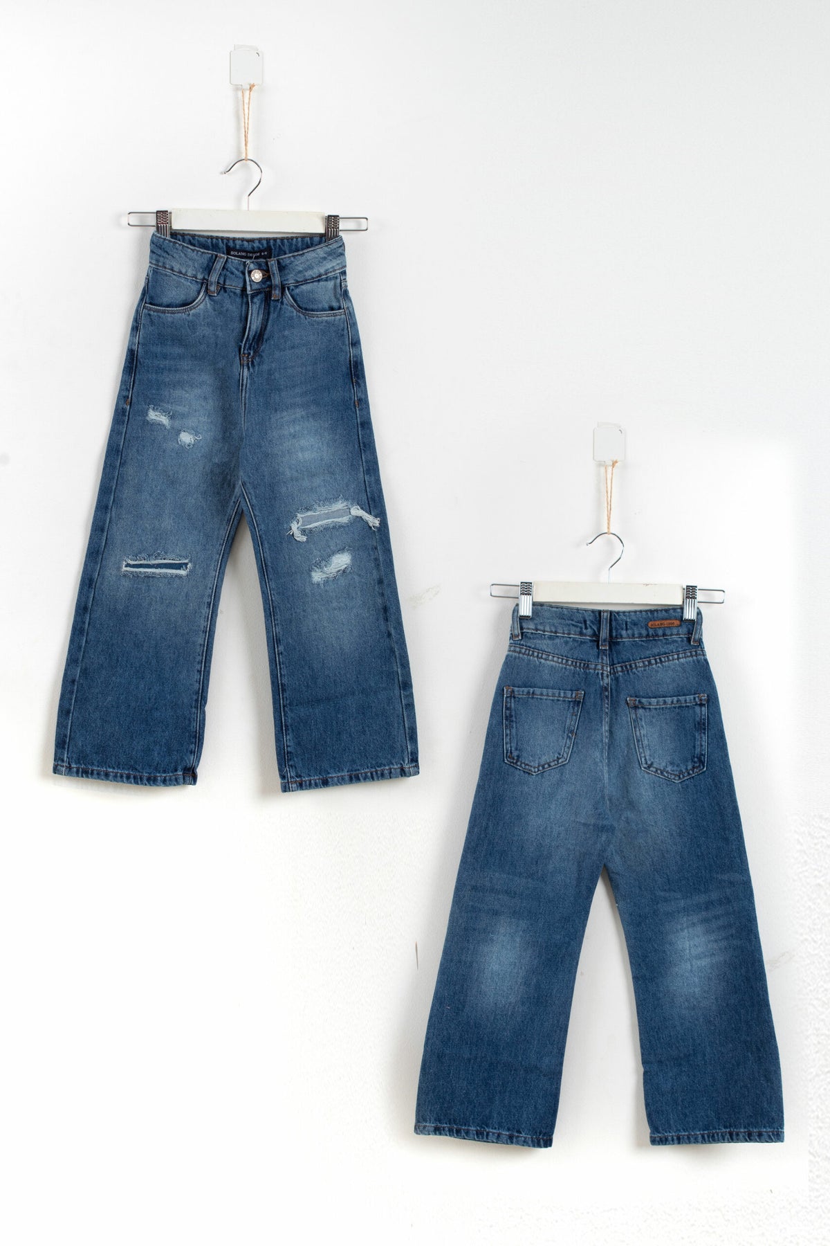 Cutted Dark  Jeans