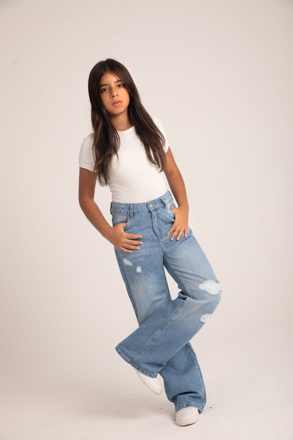 Cutted Light Jeans