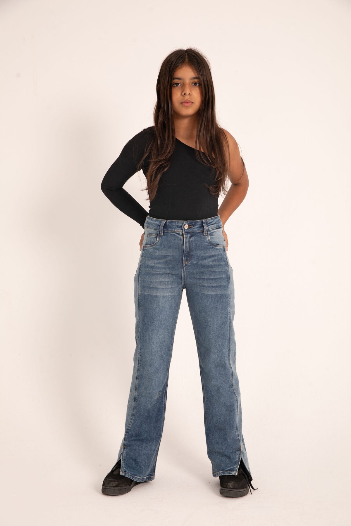 Two Shades Light Jeans Pants