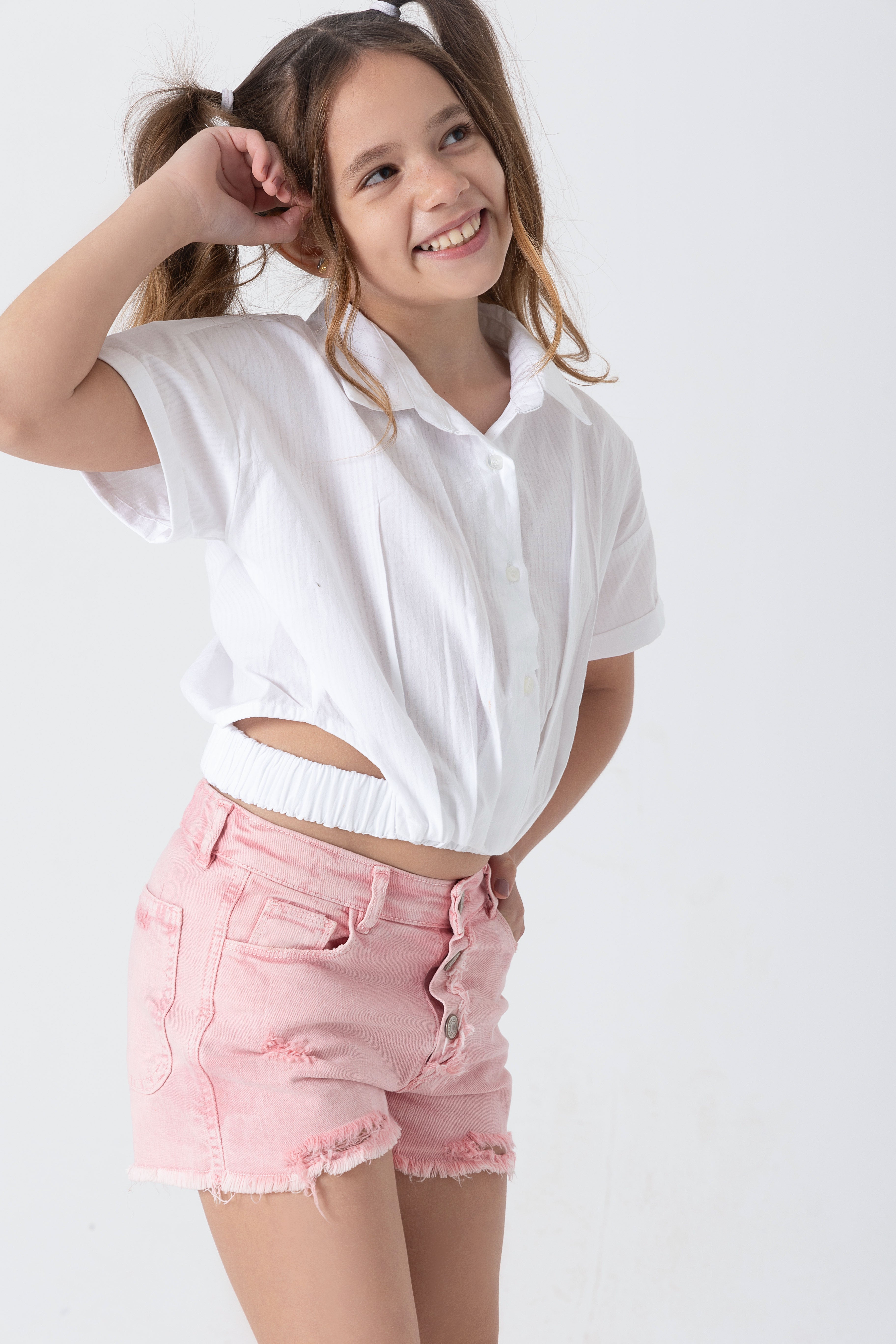 Trendy Crop Shirt